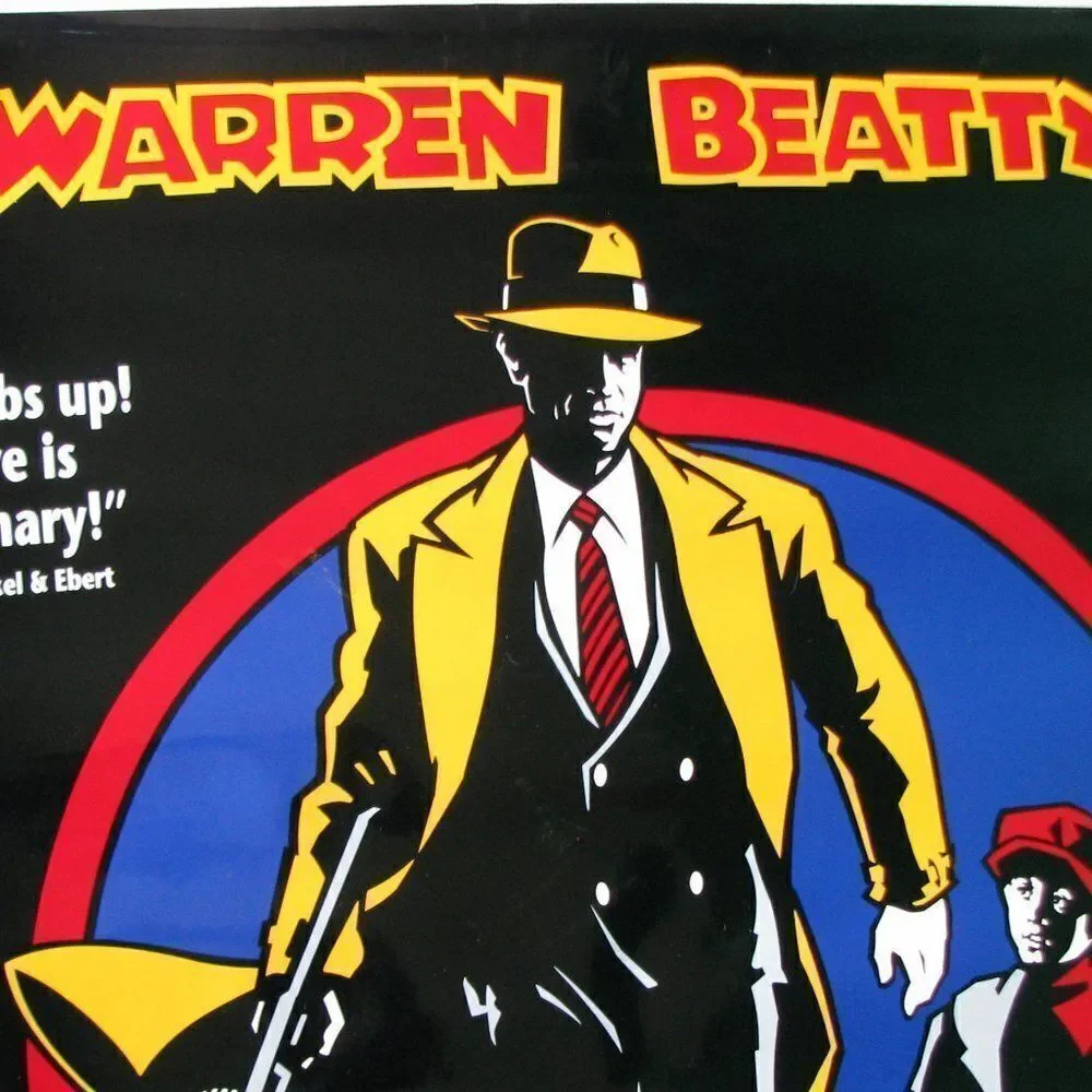 Vintage Dick Tracy Movie Poster Original RARE